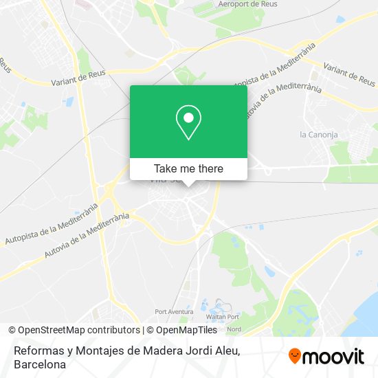 Reformas y Montajes de Madera Jordi Aleu map