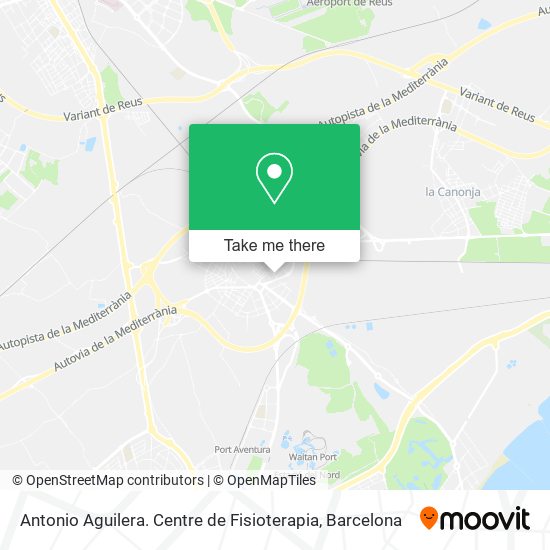 Antonio Aguilera. Centre de Fisioterapia map
