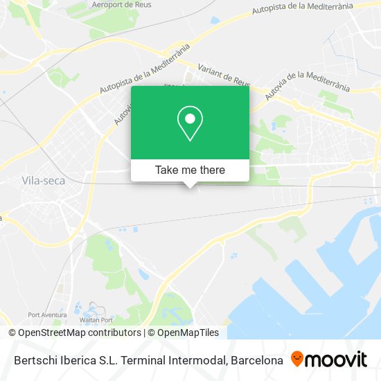 Bertschi Iberica S.L. Terminal Intermodal map
