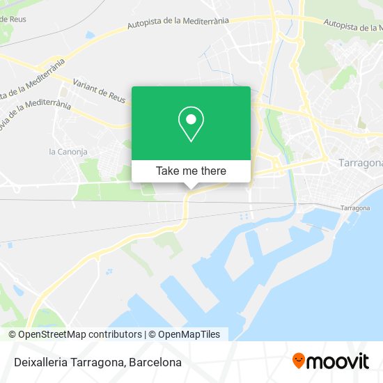 Deixalleria Tarragona map