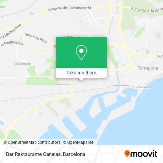 Bar Restaurante Canelas map