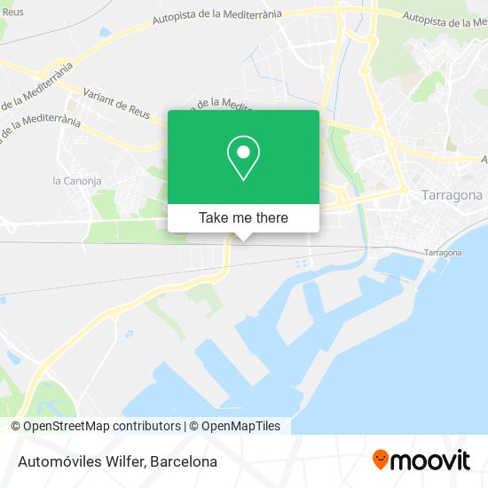 Automóviles Wilfer map