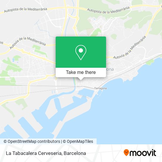 La Tabacalera Cerveseria map