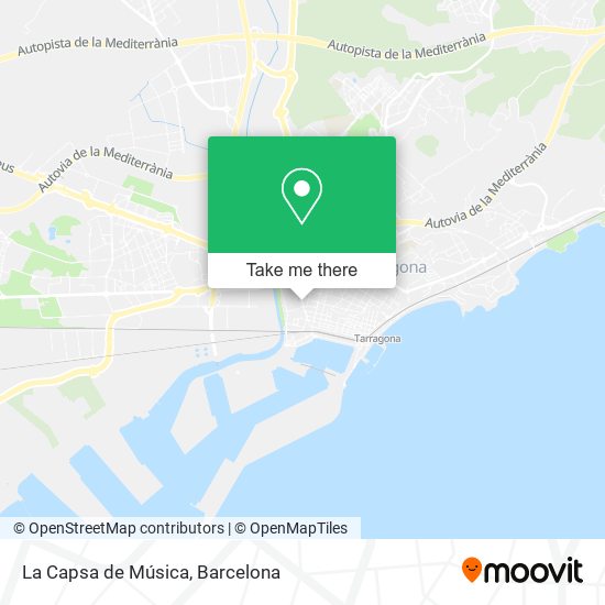 La Capsa de Música map