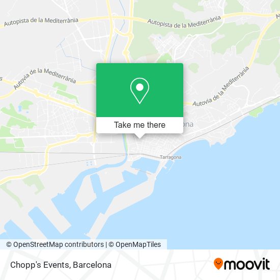 Chopp's Events map