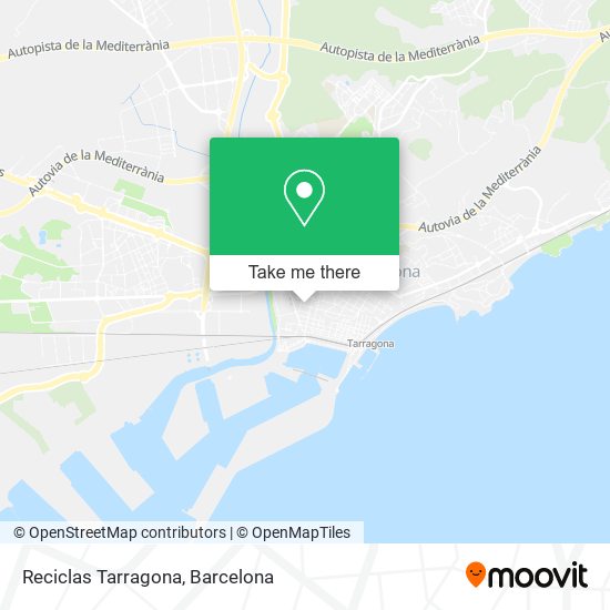 Reciclas Tarragona map