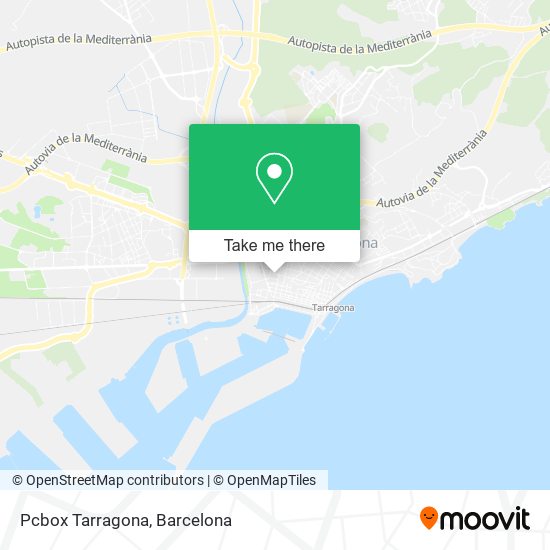 Pcbox Tarragona map