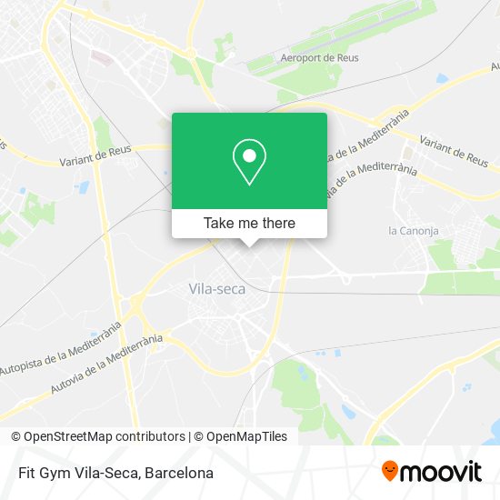 Fit Gym Vila-Seca map