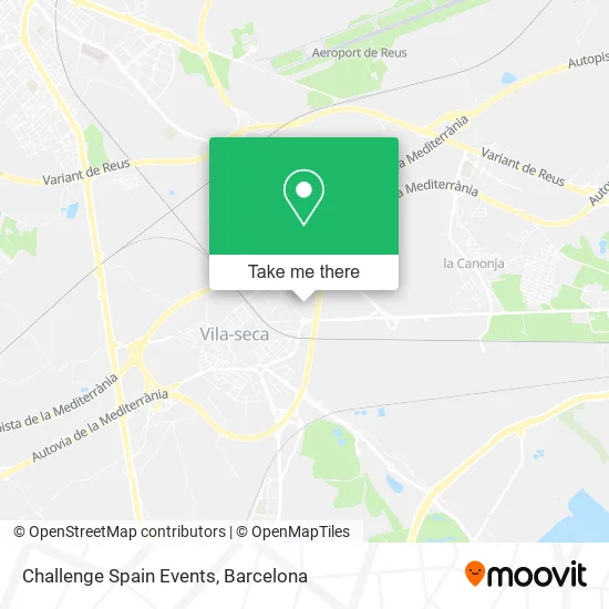 Challenge Spain Events map