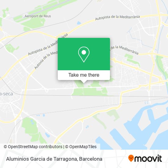 Aluminios Garcia de Tarragona map