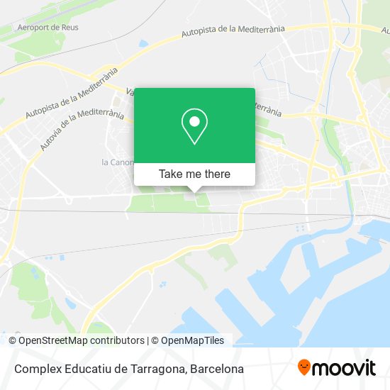 Complex Educatiu de Tarragona map