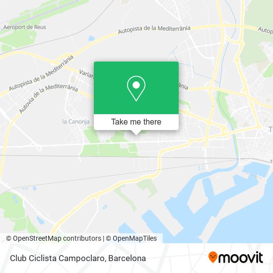 Club Ciclista Campoclaro map