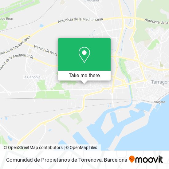 Comunidad de Propietarios de Torrenova map