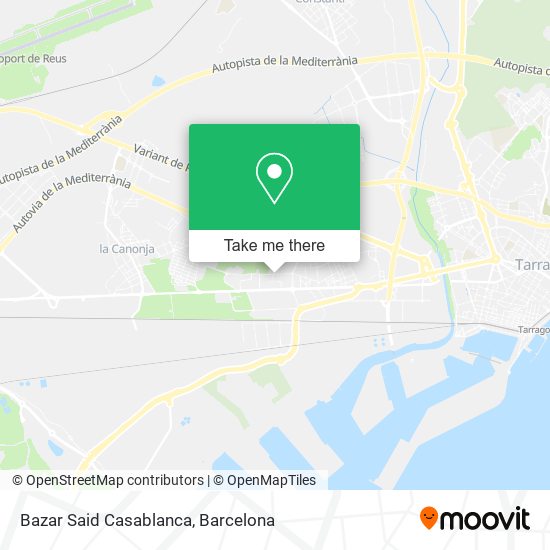 Bazar Said Casablanca map