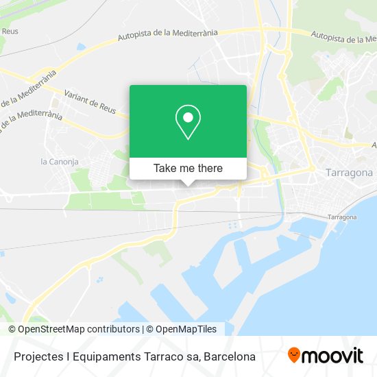 Projectes I Equipaments Tarraco sa map