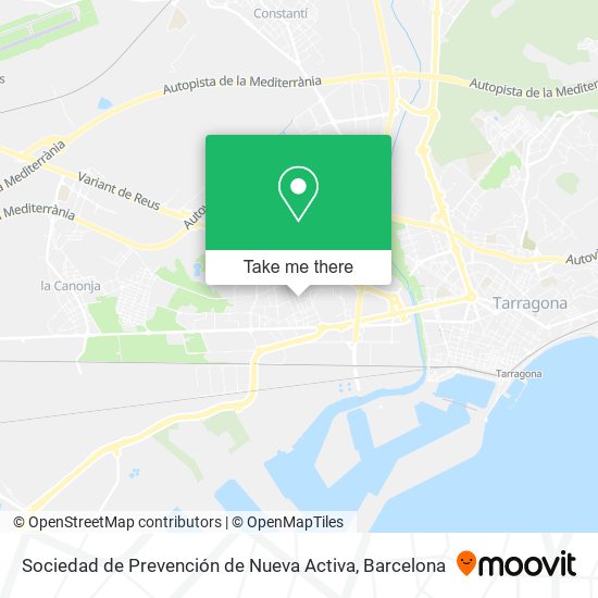 Sociedad de Prevención de Nueva Activa map