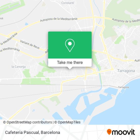 Cafeteria Pascual map
