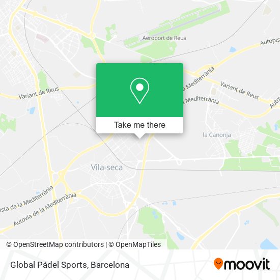 Global Pádel Sports map