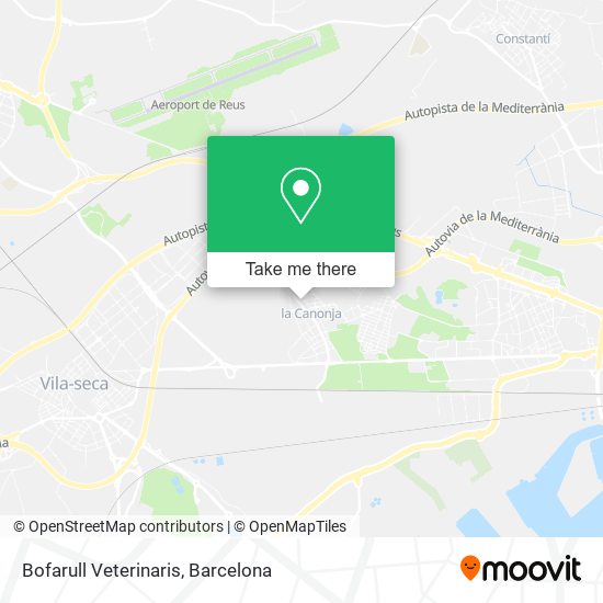 Bofarull Veterinaris map