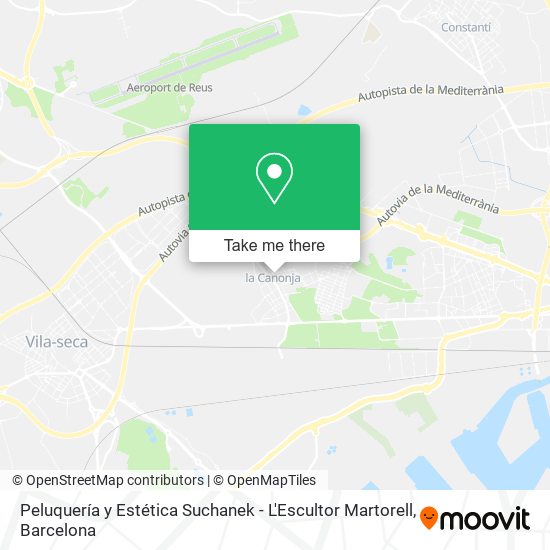 Peluquería y Estética Suchanek - L'Escultor Martorell map