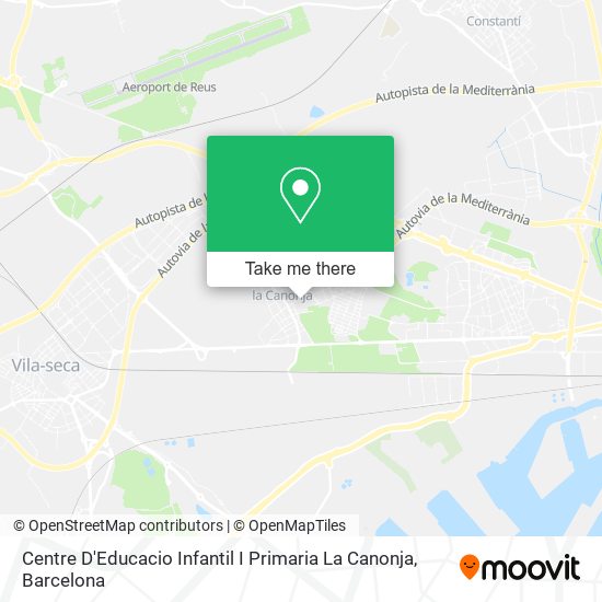 Centre D'Educacio Infantil I Primaria La Canonja map
