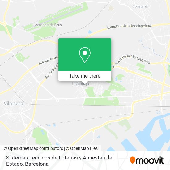 Sistemas Técnicos de Loterías y Apuestas del Estado map