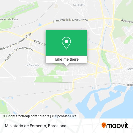 Ministerio de Fomento map