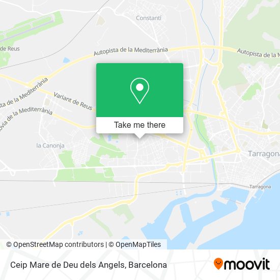 Ceip Mare de Deu dels Angels map