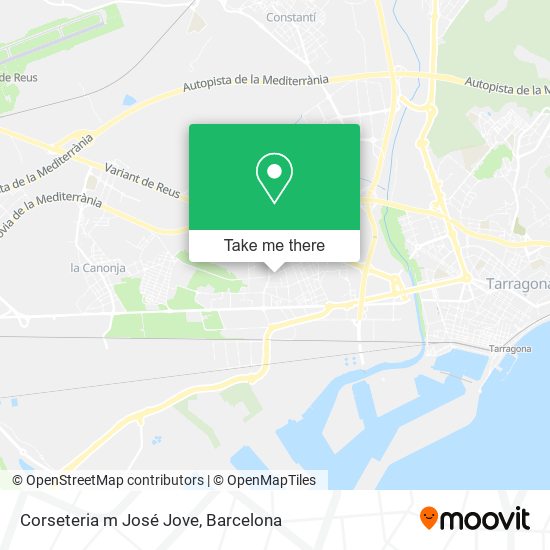 Corseteria m José Jove map