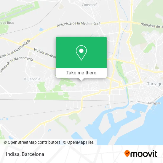 Indisa map