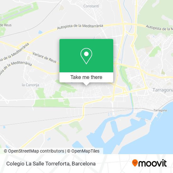 Colegio La Salle Torreforta map