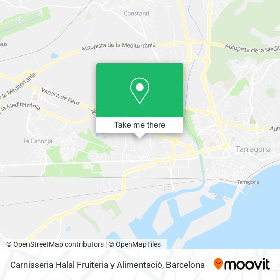 Carnisseria Halal Fruiteria y Alimentació map