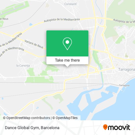 Dance Global Gym map