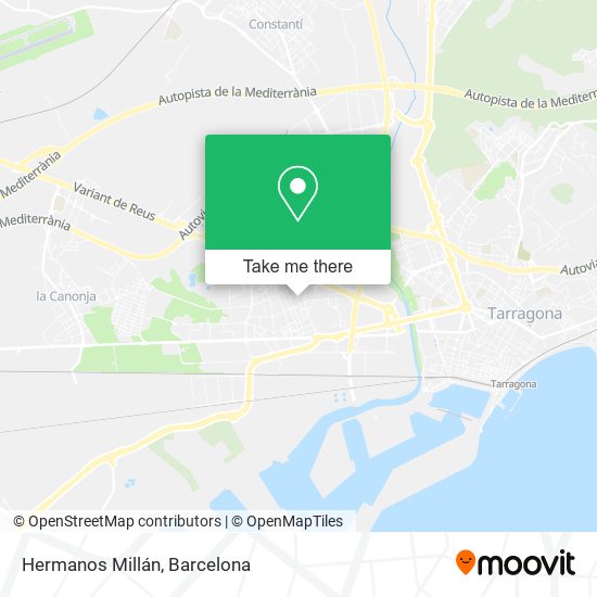 Hermanos Millán map