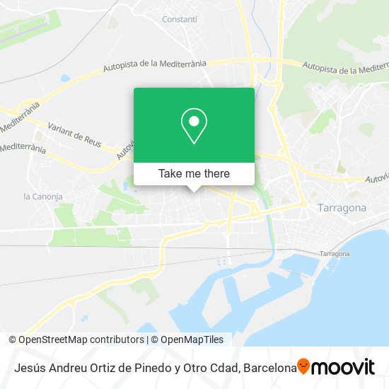 Jesús Andreu Ortiz de Pinedo y Otro Cdad map