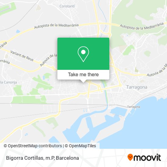 Bigorra Cortillas, m.P map