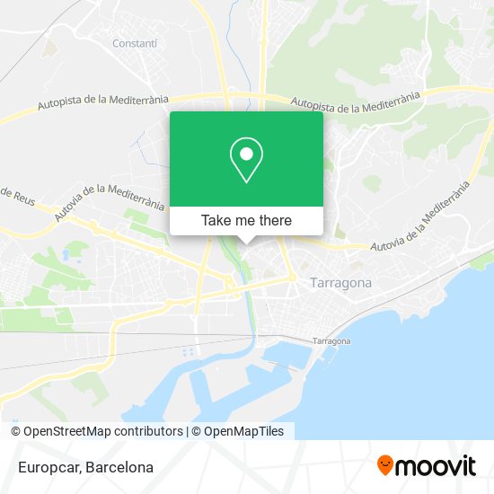 Europcar map