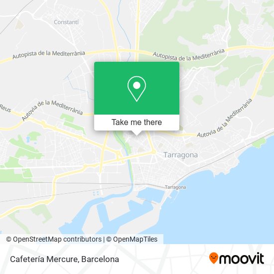 Cafetería Mercure map