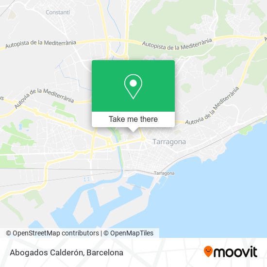 Abogados Calderón map