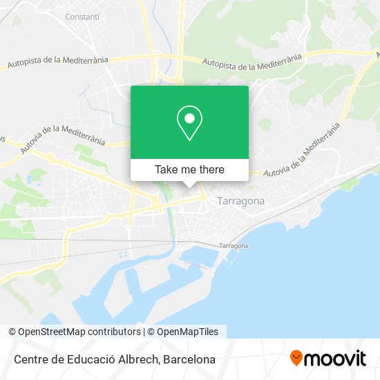 Centre de Educació Albrech map