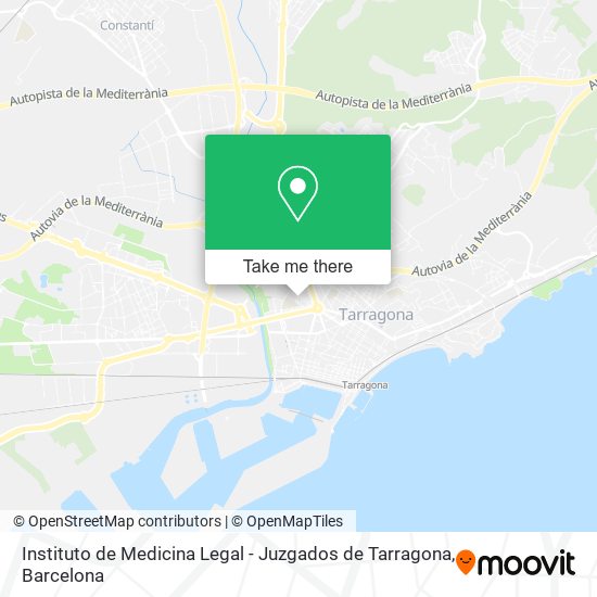 Instituto de Medicina Legal - Juzgados de Tarragona map
