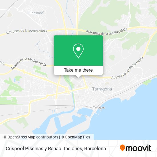 Crispool Piscinas y Rehablitaciones map