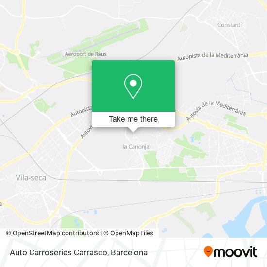 Auto Carroseries Carrasco map