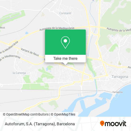 Autoforum, S.A. (Tarragona) map