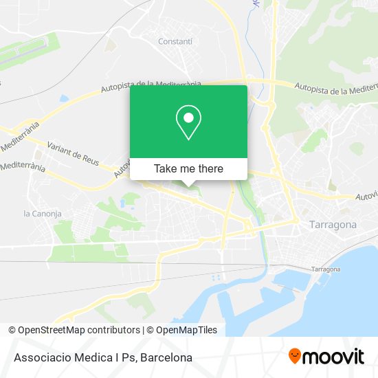 Associacio Medica I Ps map