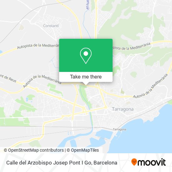 Calle del Arzobispo Josep Pont I Go map