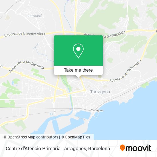 Centre d'Atenció Primària Tarragones map