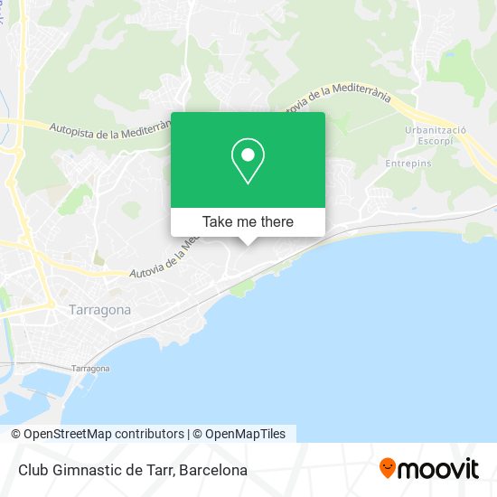 Club Gimnastic de Tarr map