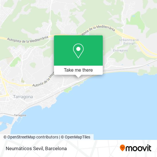 Neumáticos Sevil map