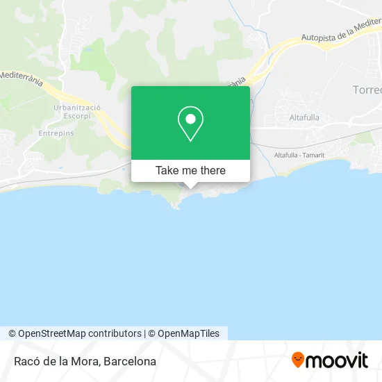 Racó de la Mora map